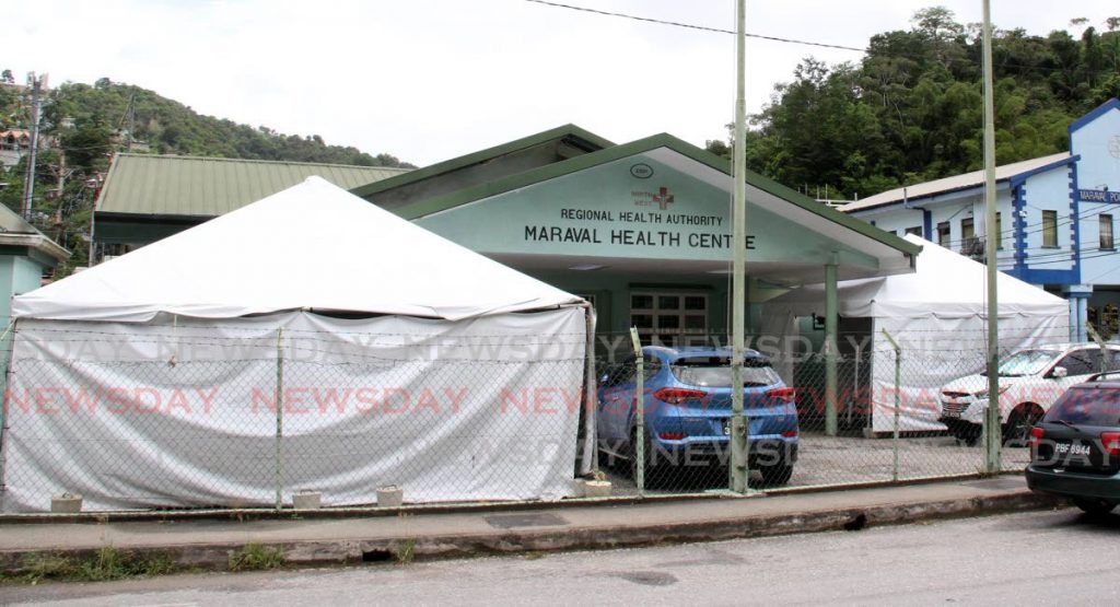 Maraval Health Centre, Maraval Road, did not see any rush for covid19 vaccines on Thursday. - Photo by Angelo Marcelle