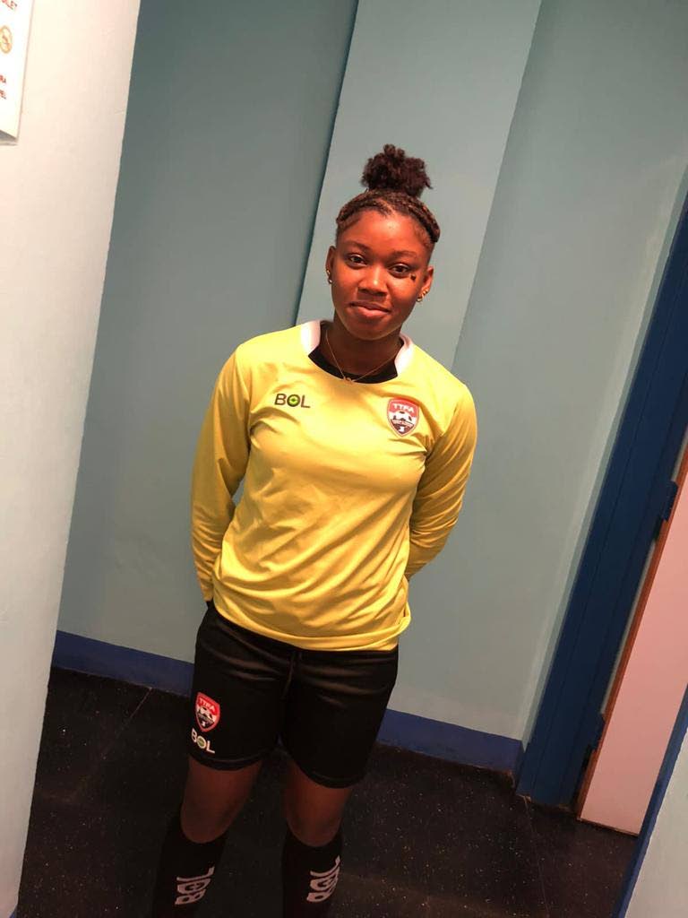 Goalkeeper Akyla Walcott, who was recently called to train with the national women's football team, has landed a full scholarship at Essex County College in New Jersey.  - 
