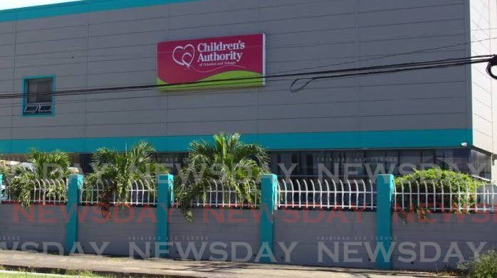 The head office of the Children’s Authority, on Wrightson Road in Port of Spain. - 