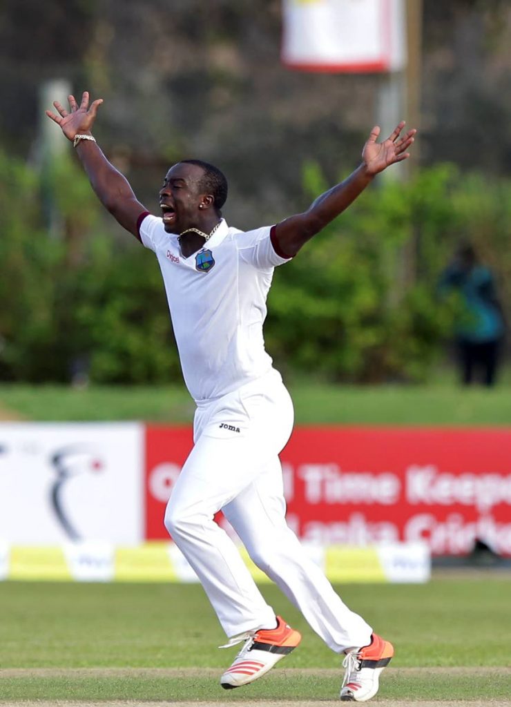 West Indies pacer Kemar Roach  - AP