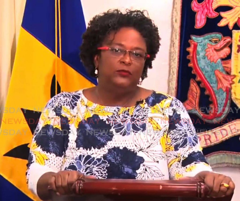 Barbados Prime Minister Mia Mottley who spoke at the TT Chamber's two-day meeting on Micro, Small and Medium Enterprises.  - 