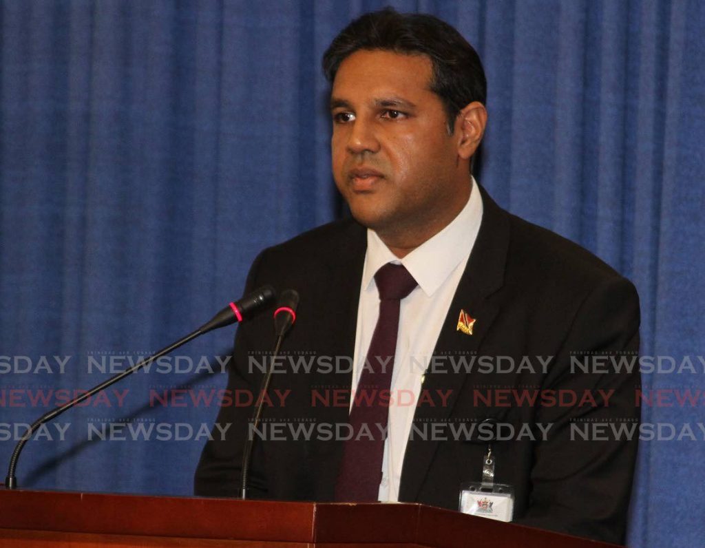 Ministry of Health Chief Medical Officer Dr. Roshan Rarasram  - Photo by Angelo Marcelle 