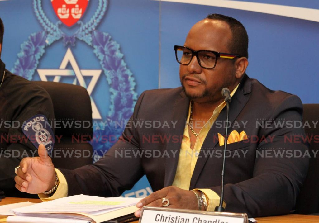TTPS Legal Unit Head, Christian Chandler. Photo by Angelo Marcelle 