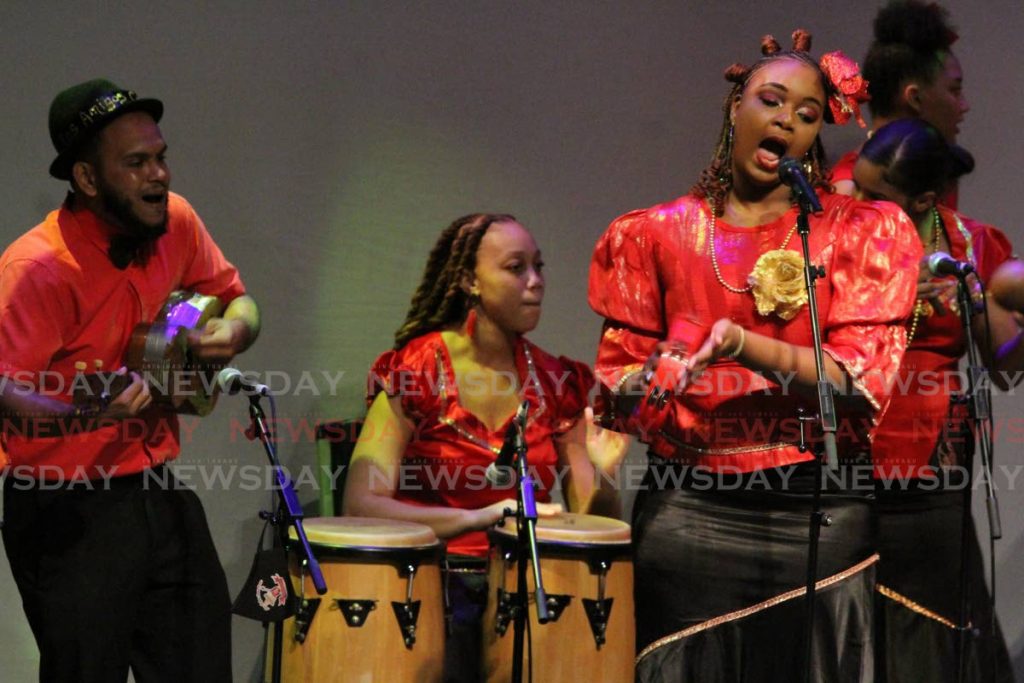 Los Amigos Cantadores performs at Tres Noches de Parang at Queen's Hall, St Ann's on December 5, 2020. FILE PHOTO