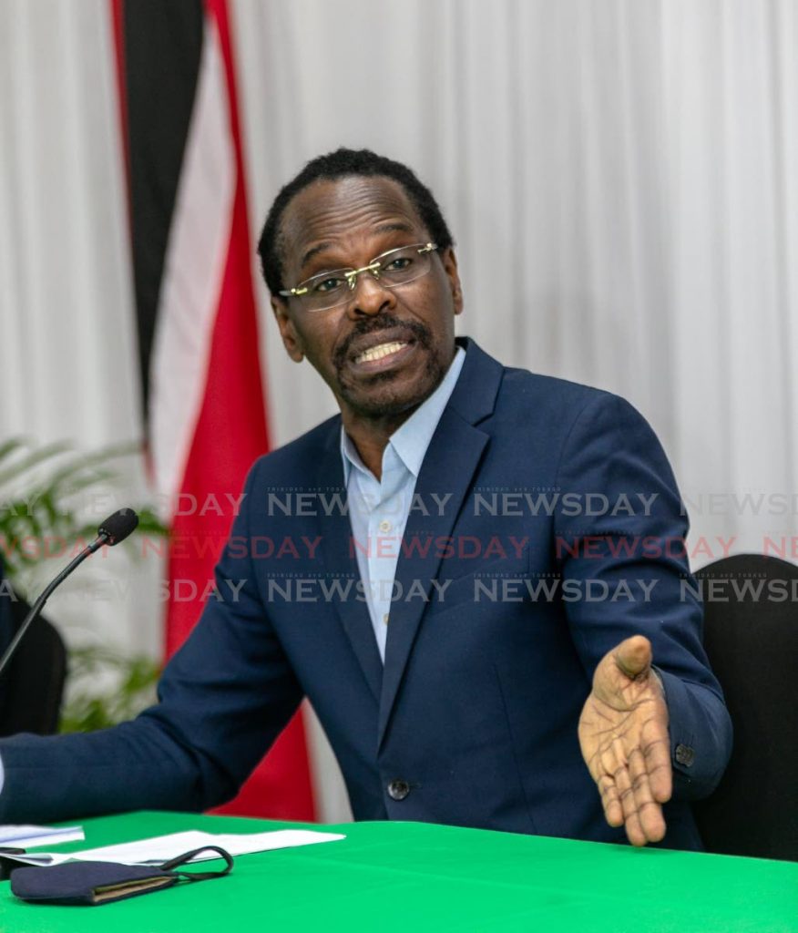 National Security Minister Fitzgerald Hinds. 