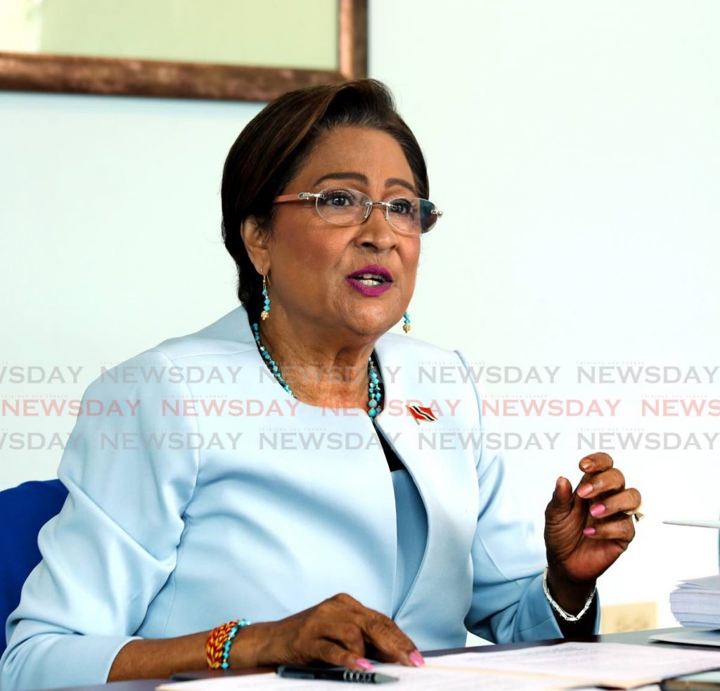 Opposition Leader Kamla Persad-Bissessar 