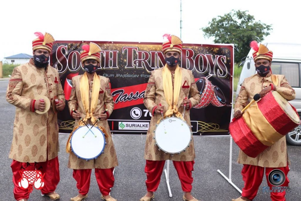South Trini Boys tassa group.