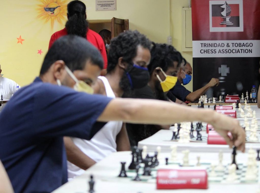 Inmates at the Port of Spain prison compete for a spot on the national team which will feature, for the first time, at the Inter-Continental Chess Championships in October.  - TTCA