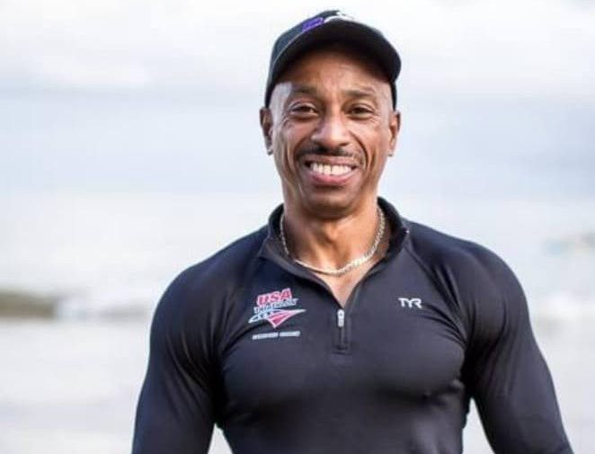 Triathlon and running coach Derrick Simon. 