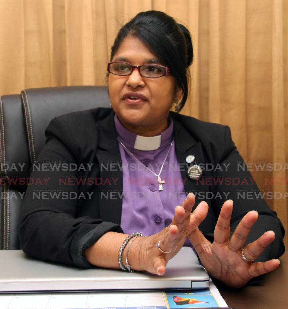 Moderator Reverend Joy Abdul-Mohan of the Presbyterian Church. - 