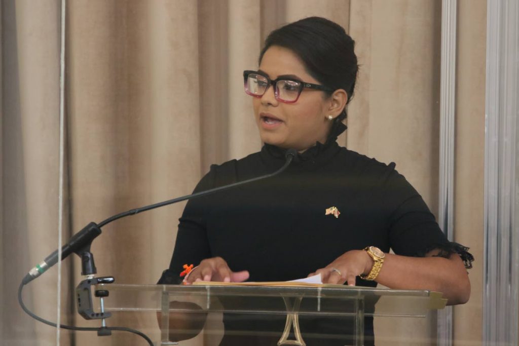 Chaguanas East MP Vandana Mohit during a debate in Parliament in 2020. File photo/Office of the Parliament. - 