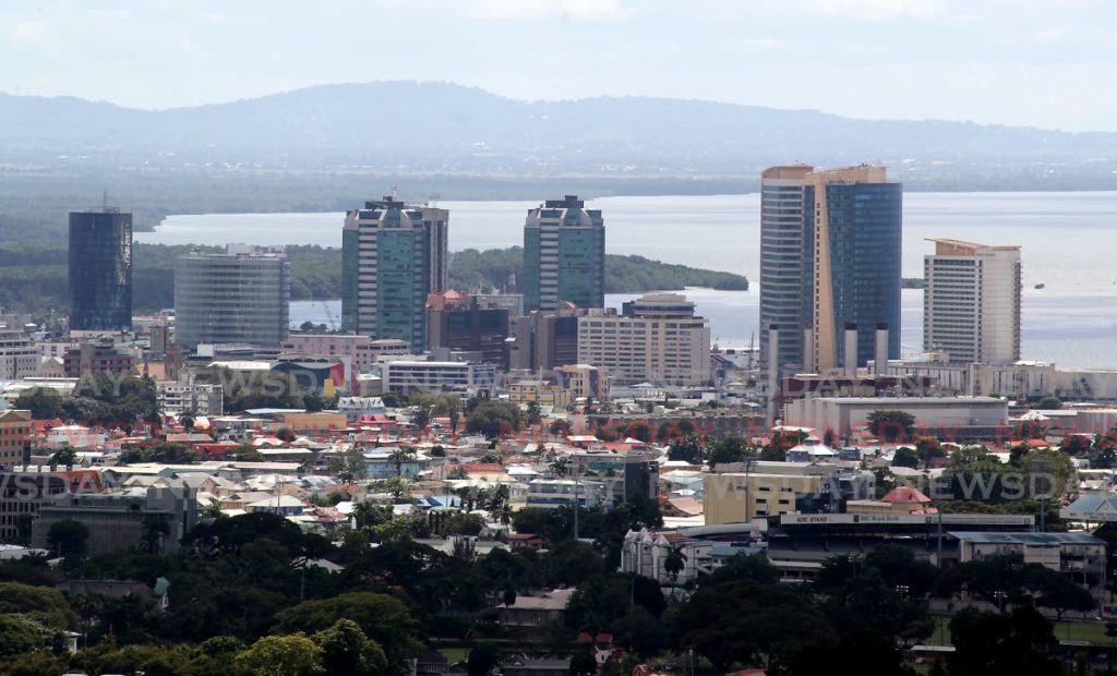The Port of Spain skyline. 
