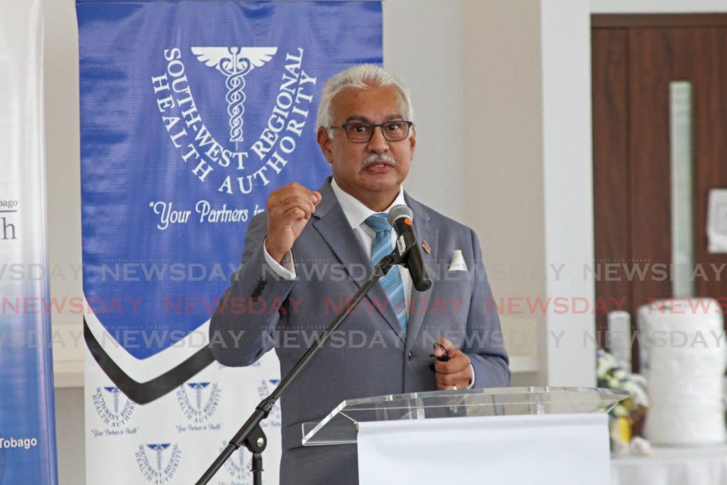 Health Minister Terrence Deyalsingh.  - FILE PHOTO/MARVIN HAMILTON