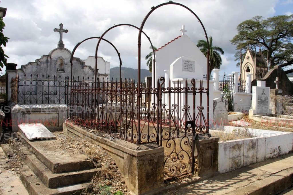 File photo: Tha Lapeyrouse Cemetery in Woodbrook. - Photo by Ayanna Kinsale
