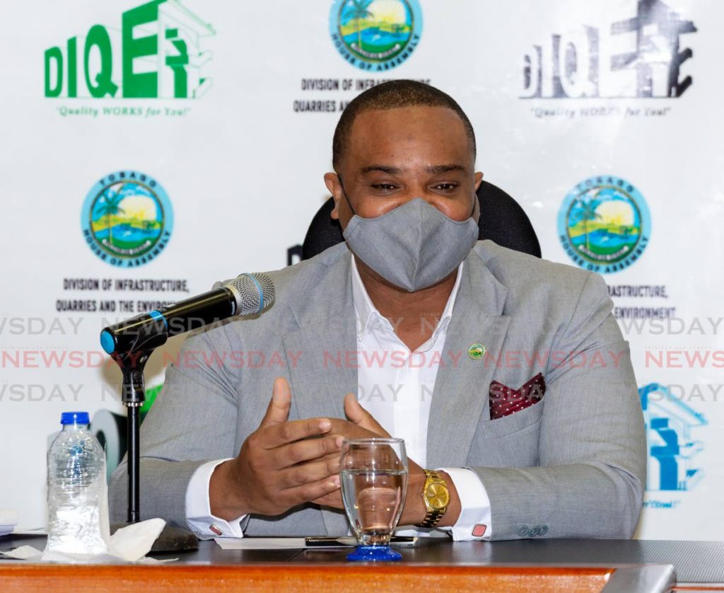 Secretary of Infrastructure, Quarries and Environment Kwesi Des Vignes  - 