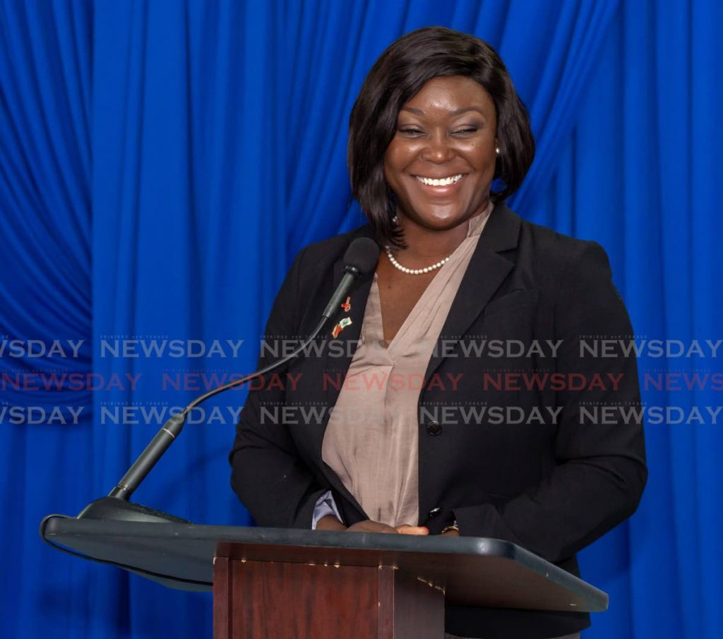 PNM Tobago Council leader Tracy Davidson-Celestine said screening for candidates in the December 6 THA election begins this week. - Photo by David Reid