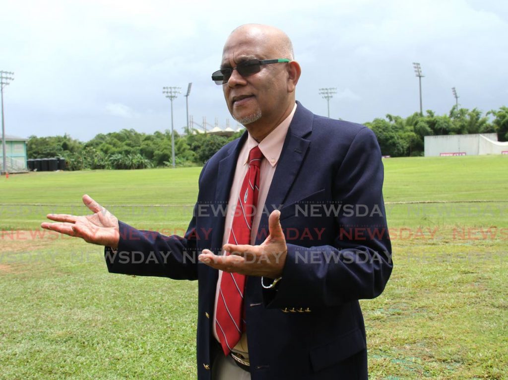 President of the Trinidad and Tobago Cricket Board Azim Bassarath at the Alloy Lequay Administrative Centre, Balmain, Couva, on July 8. - Photo by Ayanna Kinsale