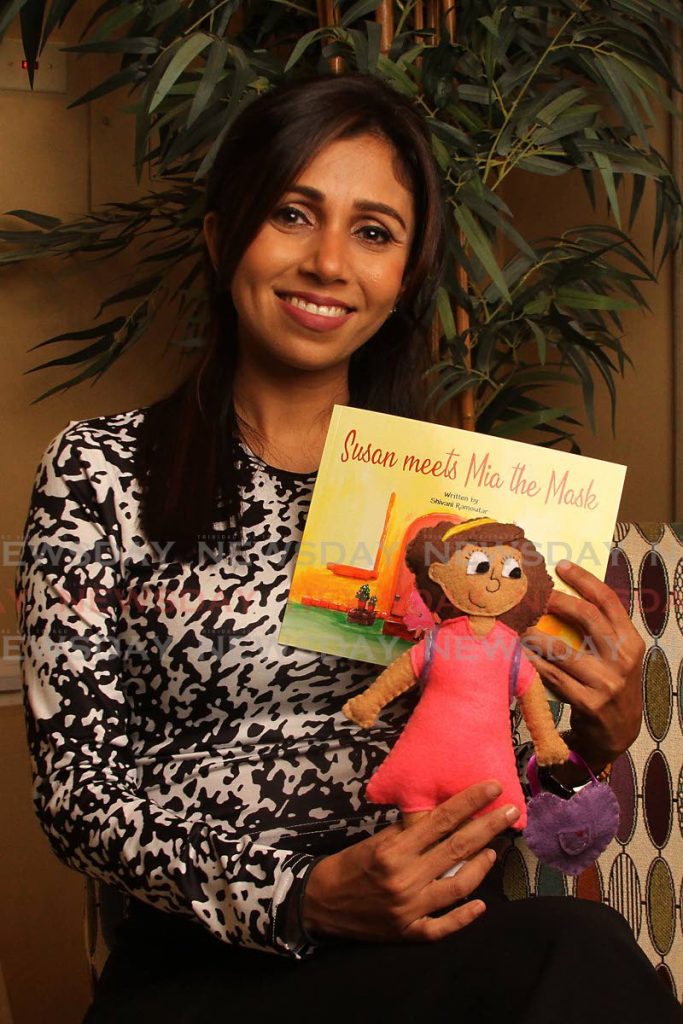As a child, Shivani Ramoutar loved books by children’s author Enid Blyton. Ramoutar has now written her own children’s book. Photo by Marvin Hamilton