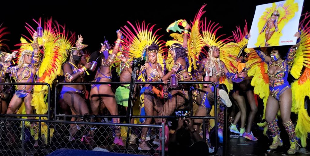 Ramajas Mas won the Band of the Year tittle at the recent Miami carnival with its presentation The Rebirth of Happiness. Photo courtesy Overtime Media