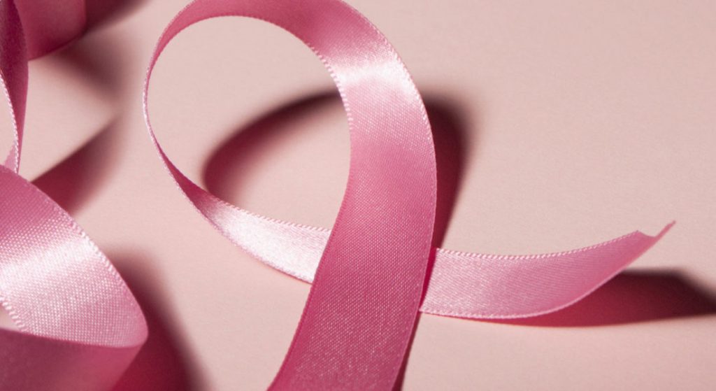 Breast cancer awareness ribbon. Stock photo source: Webmd