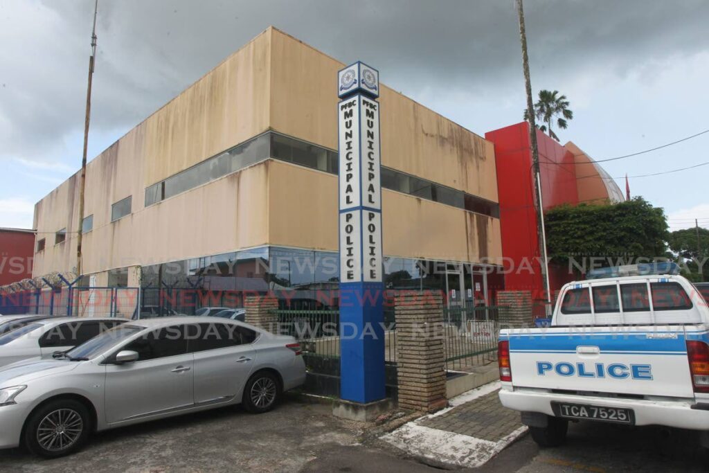 Point Fortin Municipal police station, George street Point Fortin  - Phoo by Lincoln Holder