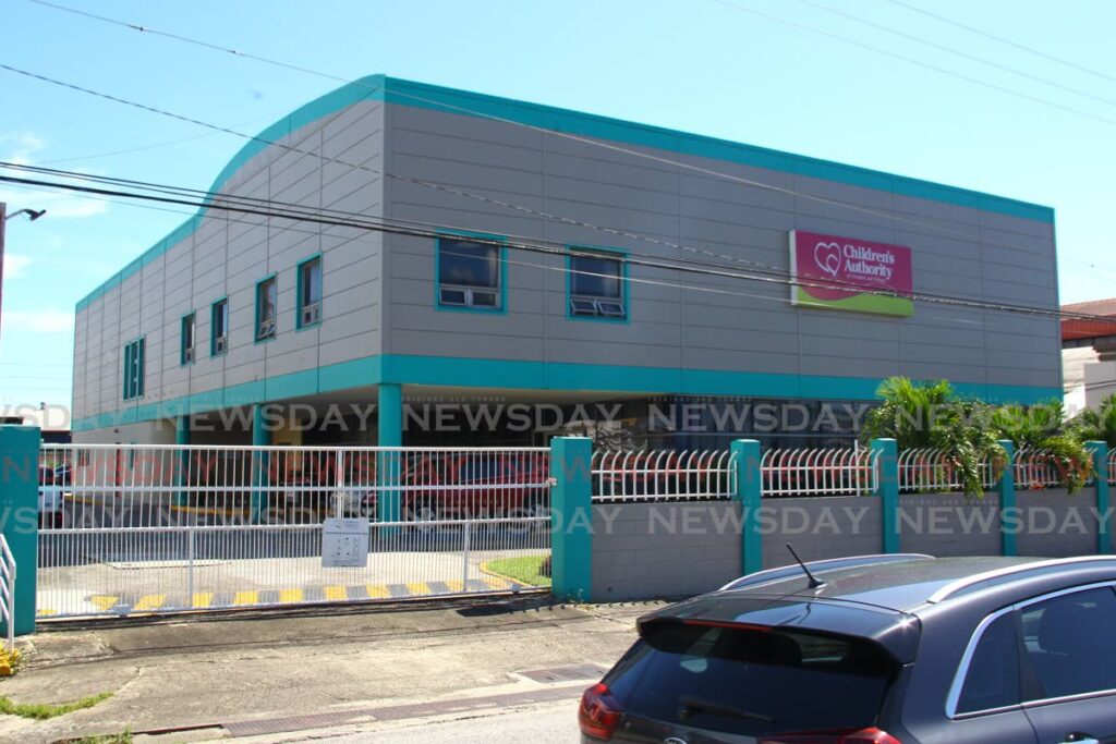 FILE PHOTO: The head office of the Children's Authority, Wrightson Road, Port of Spain. 