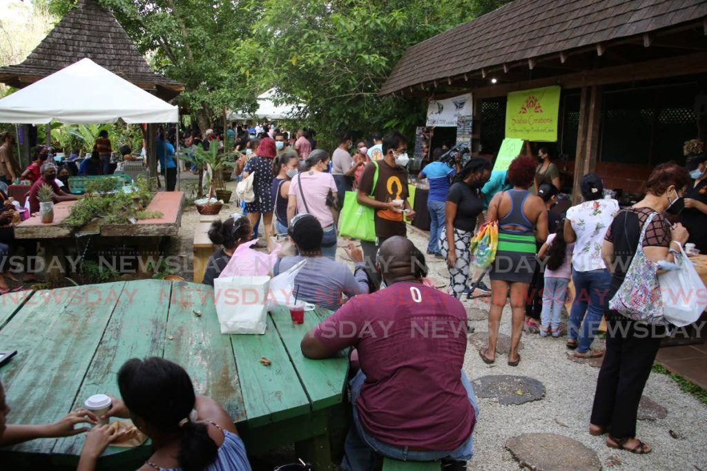 FILE PHOTO: Patrons at the Santa Cruz Green Market - 