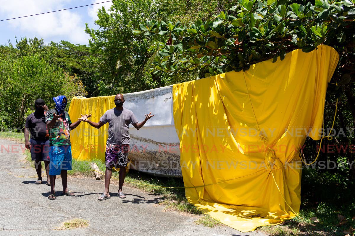 African boat still in Belle Garden - Trinidad and Tobago Newsday