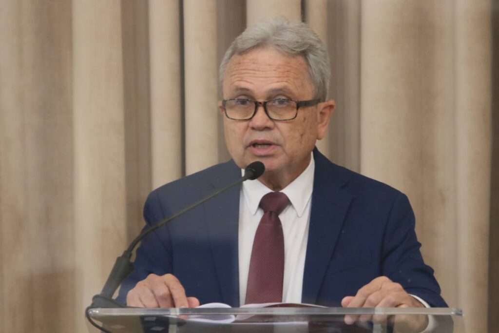 Finance Minister Colm Imbert - Photo courtesy Office of the Parliament