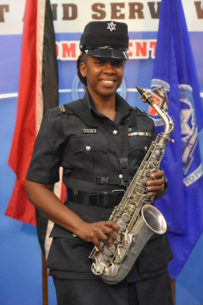 WPC Josanne George wants to use her passion for music to help others. - Photo courtesy TTPS -