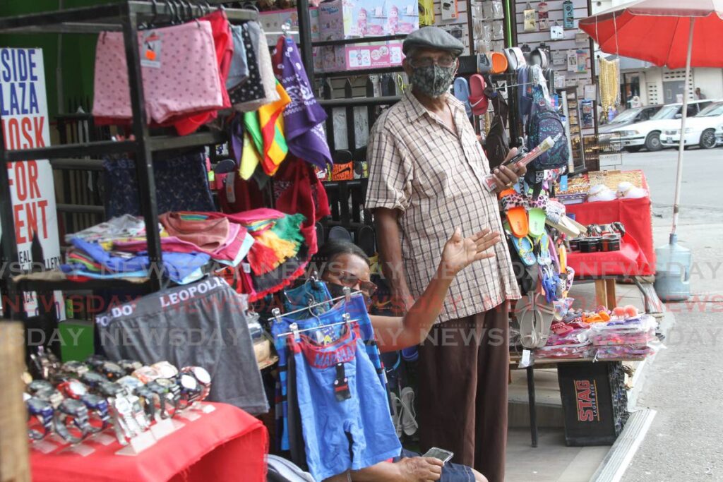 Penal vendors are hopeful that Christmas shoppers will soon show up. - Marvin Hamilton