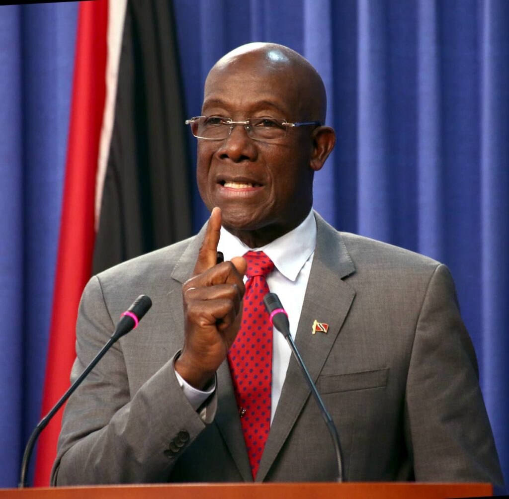 Prime Minister Dr Keith Rowley  