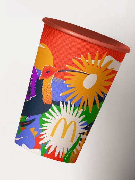One of the special limited-edition cups. - 