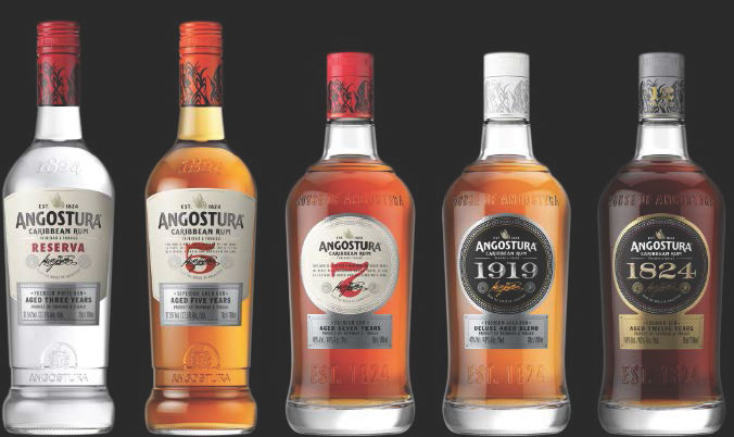 Angostura rums are on show at the 4th Annual China International Import Expo. 