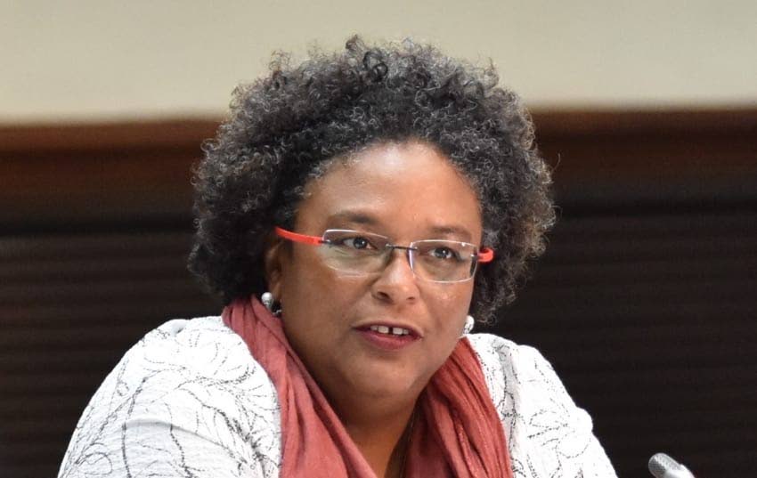 Barbados Labour Party (BLP) leader Mia Mottley 