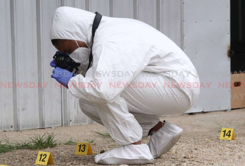 A crime scene investigator. - File photo