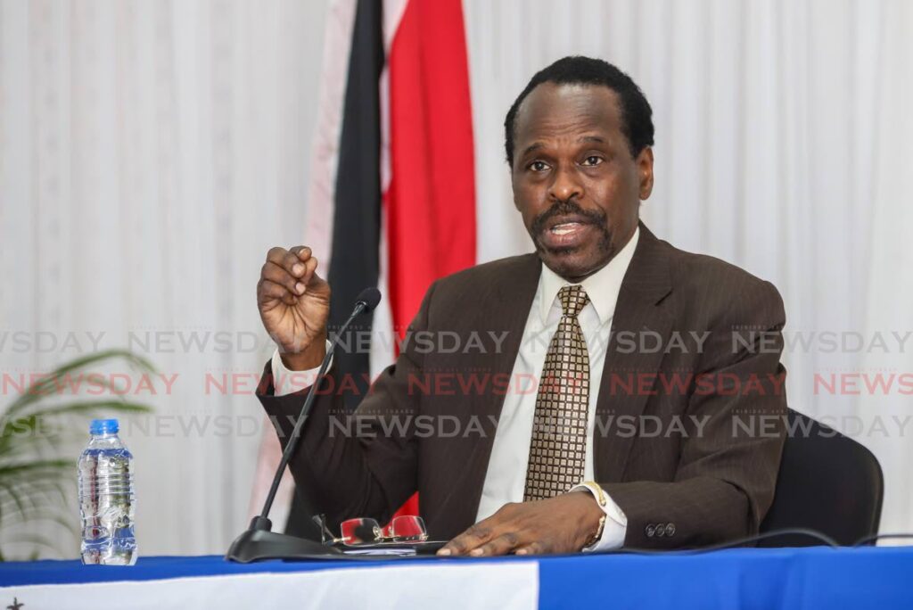 National Security Minister Fitzgerald Hinds. - FILE PHOTO/JEFF K MAYERS