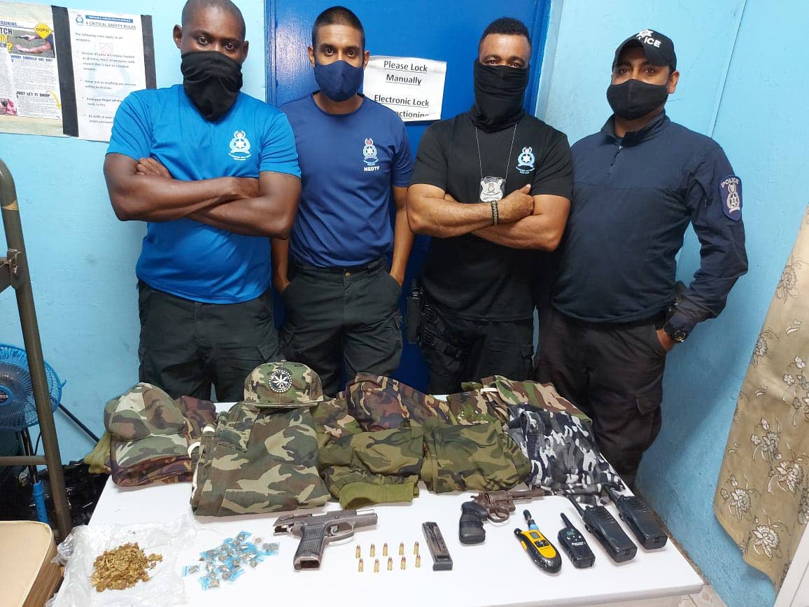 Police Find Guns Ammo Ganja In Morvant Trinidad And Tobago Newsday 7062