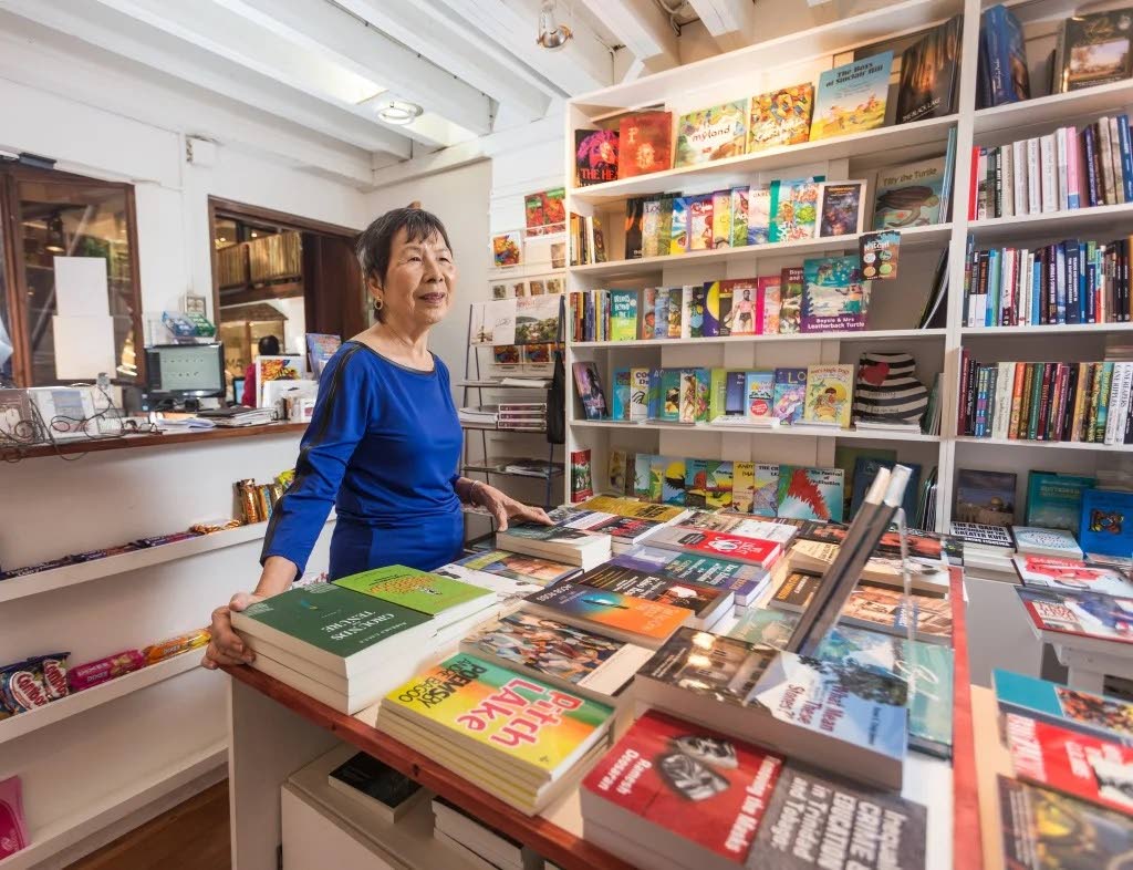 Joan Deyal of Paper Based bookshop said younger people were doing more reading during the pandemic. - 