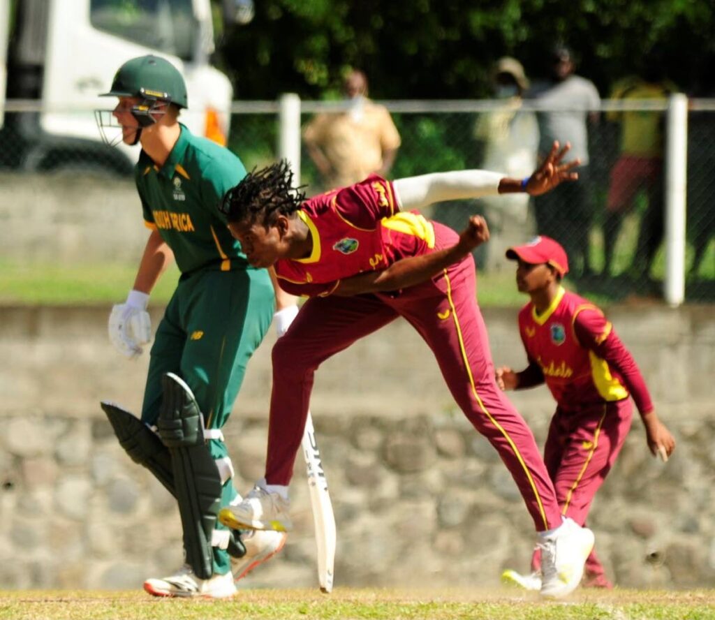 West Indies Under-19 bowler Isai Thorne - CWI
