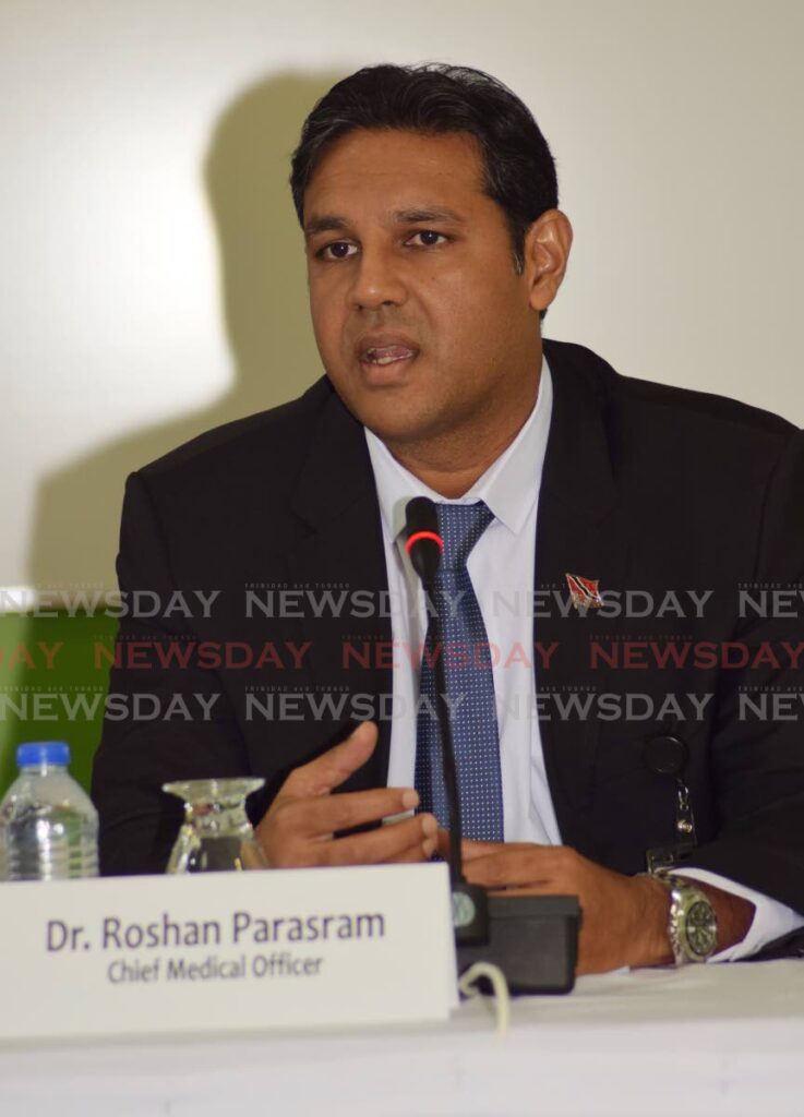 Chief Medical Officer Dr Roshan Parasram  - File photo