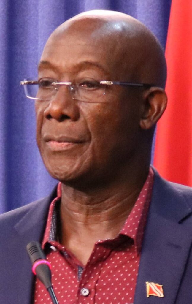 Prime Minister Dr Keith Rowley.  
