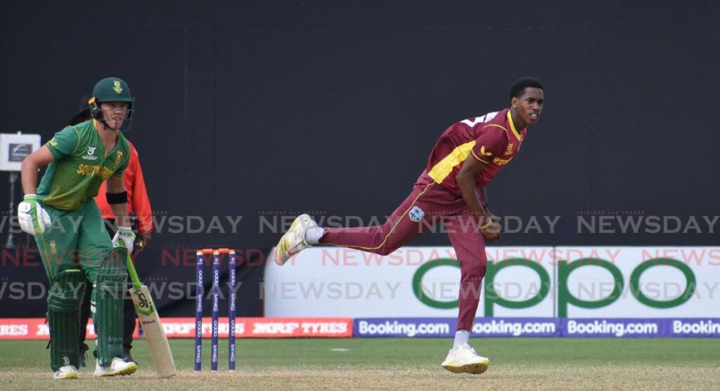 West Indies bowler McKenny Clarke.  - Cricket West Indies