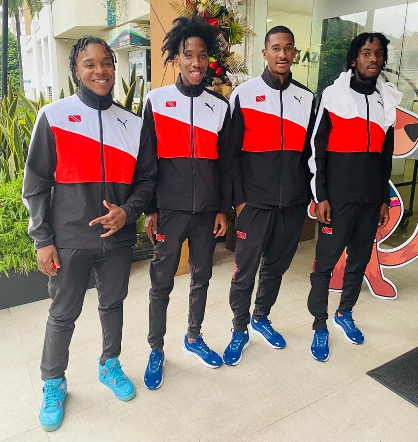 basketball Trinidad and Tobago 3x3 basketballers L-R Mikhail Phillips, Ahkeel Boyd, Jael Lewis and Ahkeem Boyd.  - Courtesy NBFTT