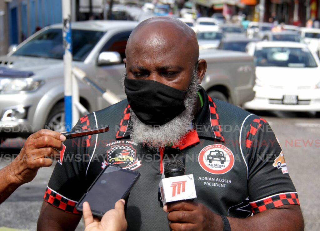 President of the Trinidad and Tobago Taxi Drivers Network Adrian Acosta. Photo by Ayanna Kinsale 