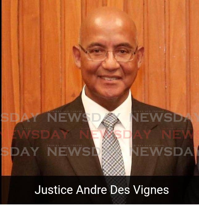 Retired Justice Andre des Vignes - 