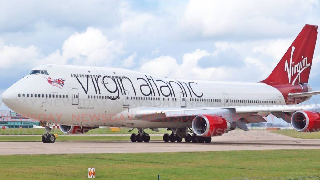 Virgin Atlantic resumes flights to Tobago on January 29. - 