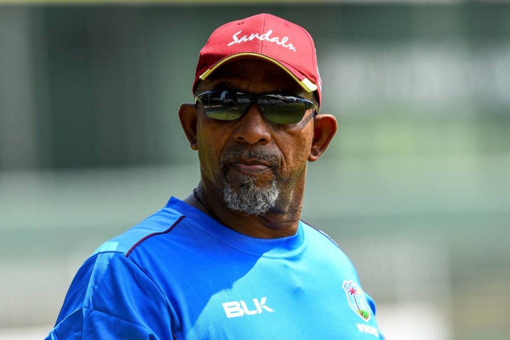  West Indies' coach Phil Simmons  - 