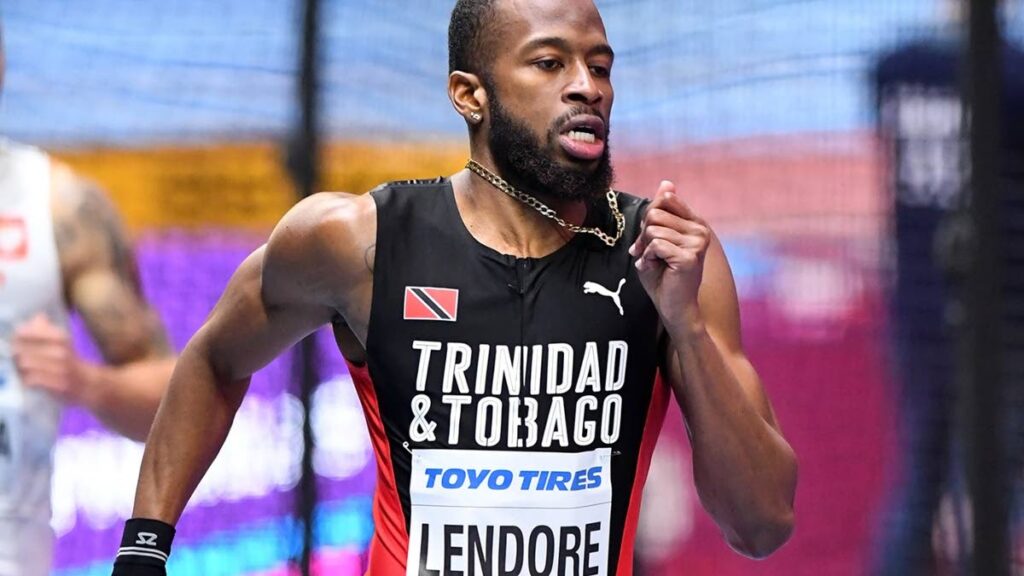 Trinidadian Olympic athlete Deon Lendore 