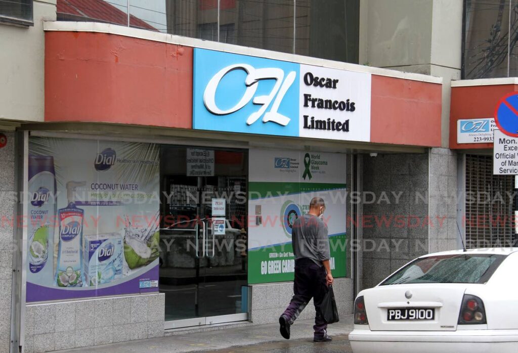 Oscar Francois Ltd in Port of Spain. The pharmaceutical company was acquired by the Agostini's group in 2021. - File photo/Angelo Marcelle